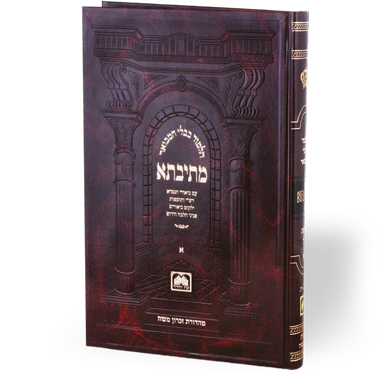Talmud Bavli Metivta - Oz Vehadar Edition : Chullin vol. 4 (large size)