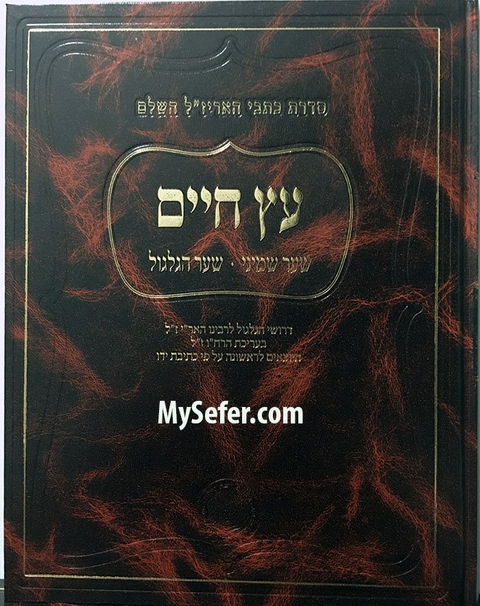 Etz Chaim - Shaar #8 : Shaar HaGilgul (Ahavat Shalom Edition)