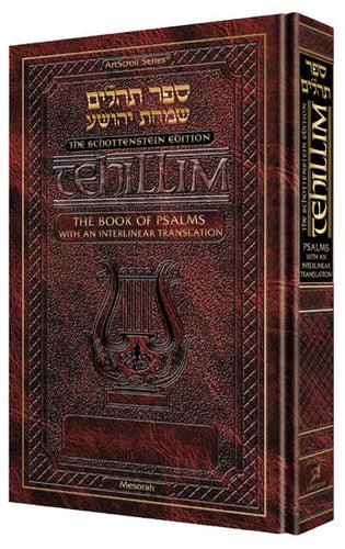 Interlinear Tehillim /Psalms Full Size The Schottenstein Edition [Hardcover]