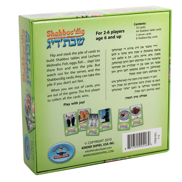 Shabbos'dig Card Game