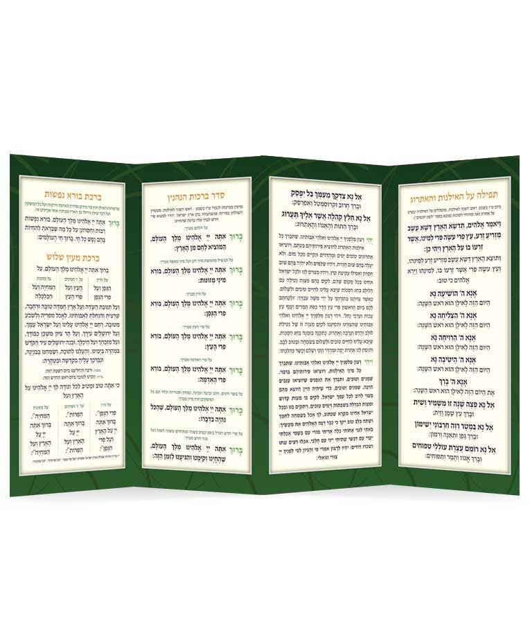 Folding Tu Bishvat - Edot Hamizrach