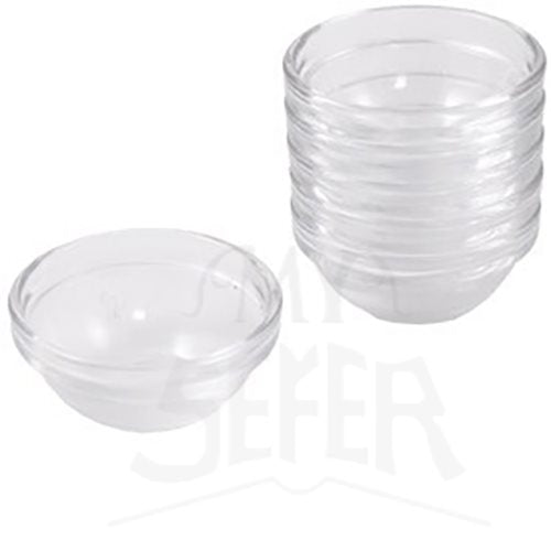 Set of 6 Plastic Liners For Seder Tray 2.75"