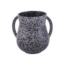 Emanuel Metal Washing Cup Marble Coating Black