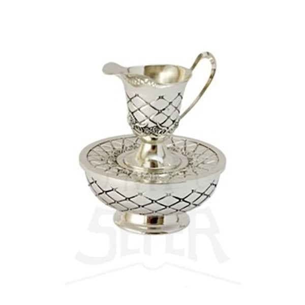 Silverplate Mayim Achronim-Lines Design