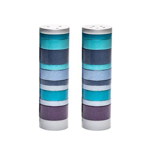 Anodized Salt and Pepper Shaker-Rings Blue