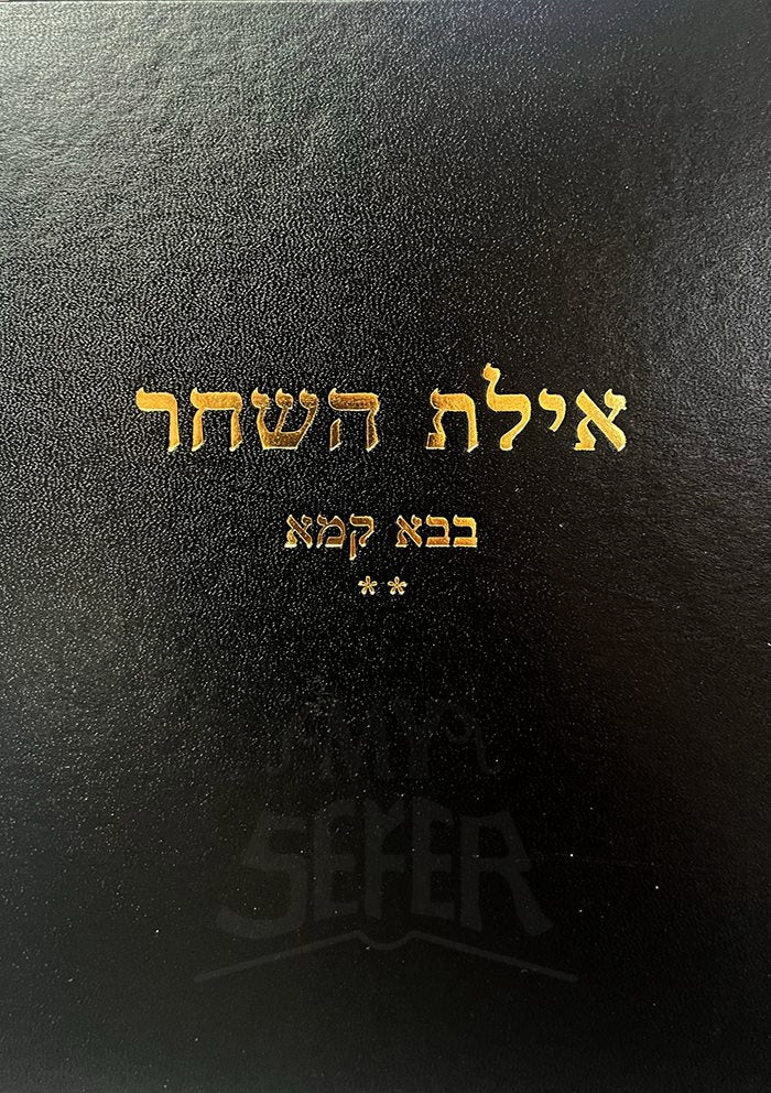 Ayelet HaShachar - Bava Kamma