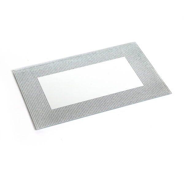 Mirror Challah/Candlestick Tray-Silver-Diamond Design 10.5"x6.5"