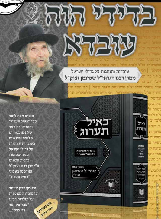 K'ayal Ta'arog - Rabbi Aharon Yehuda Leib Shteinman