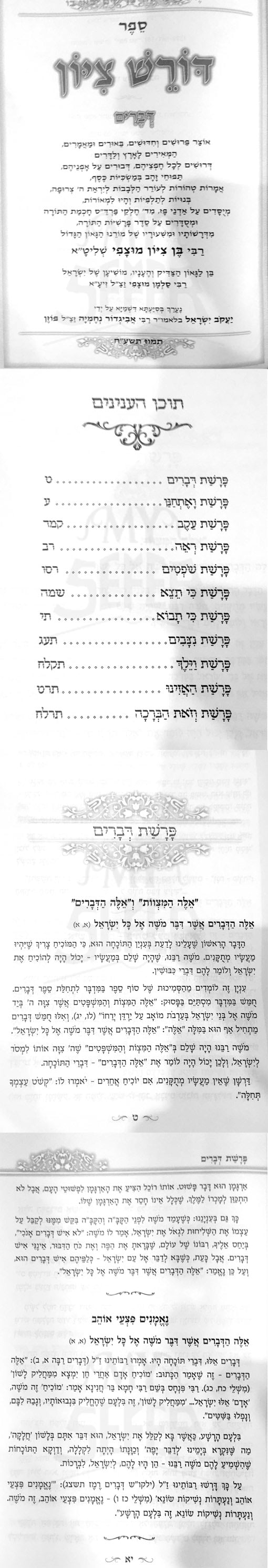 Deresh Tzion al HaTorah (5 Vol.)