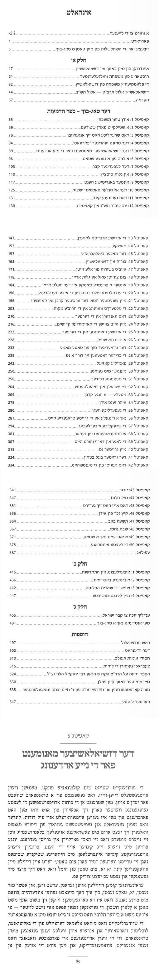 The Unfinished Diary-Yiddish Edition