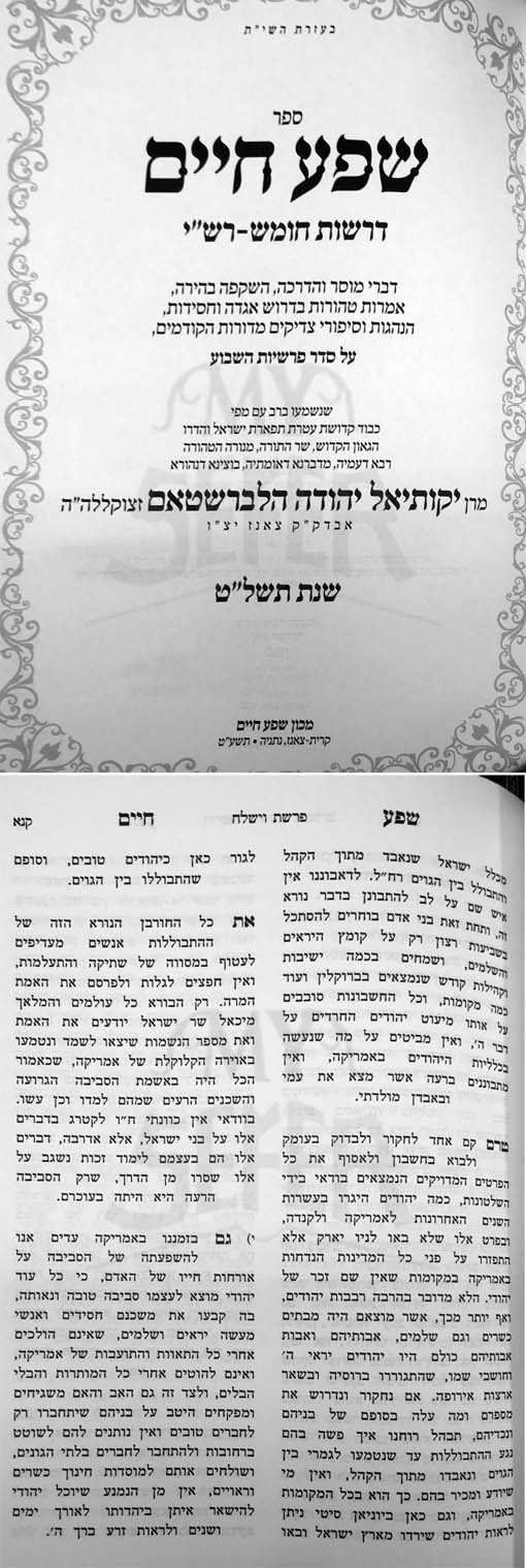 Shefa Chaim - Derashot Chumash Rashi 5739 (Klausenberg Rebbe)