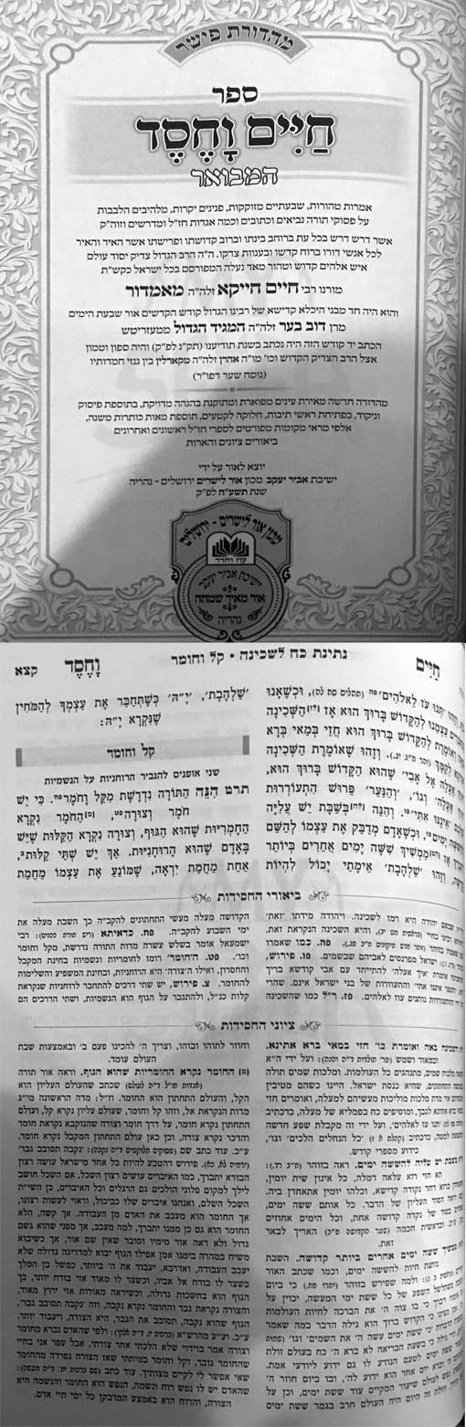 Chaim VaChesed HaMevour