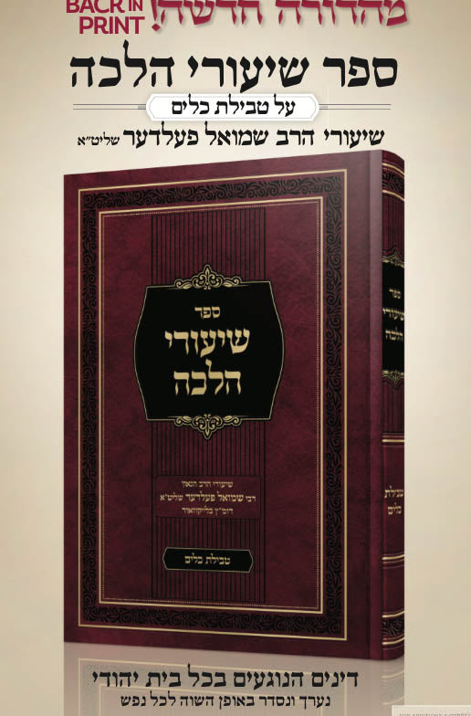 Shiurei Halachah - Tevilat Kelim (Rabbi Shmuel Felder)
