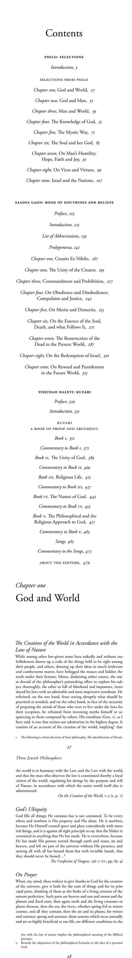 3 Jewish Philosophers - Philo Of Alexandria, Saadya Gaon, Yehuda Halevi