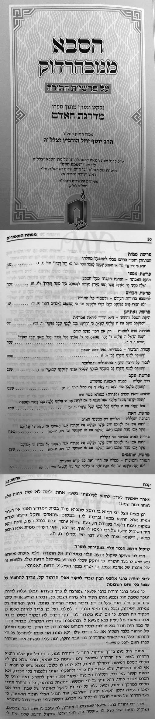 HaSaba MiNovarlok al HaTorah