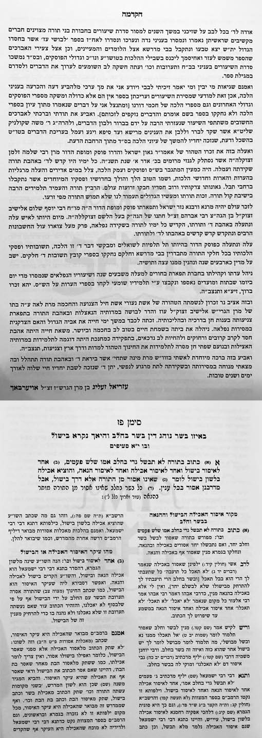 Levushei Oz - Basar  VaChalav