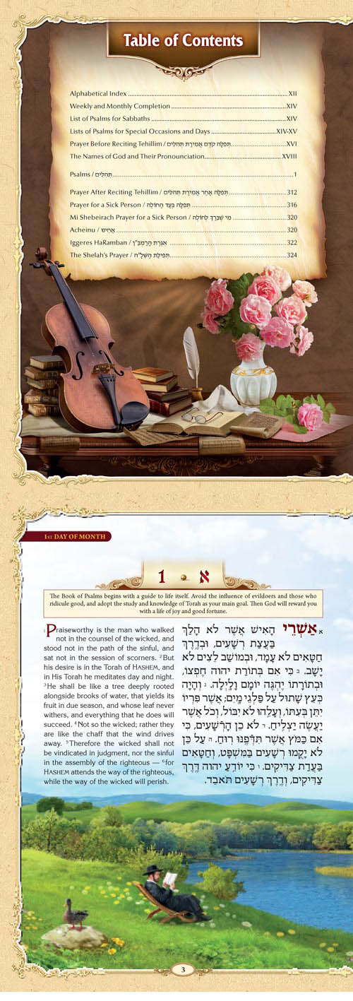 The Illustrated Tehillim With Translation and Introductions