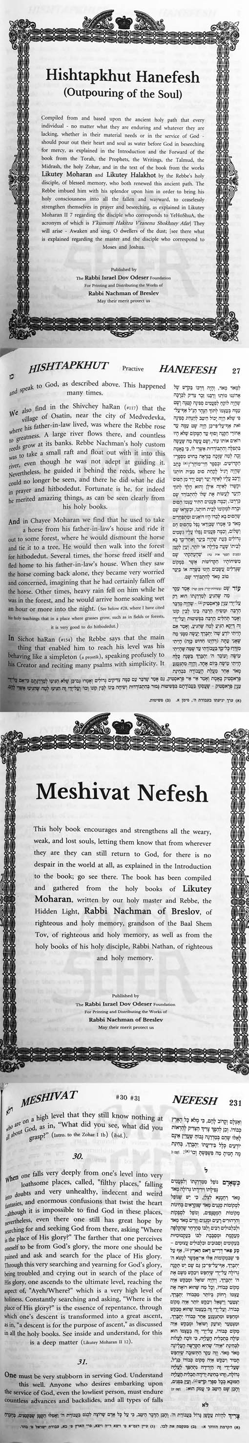 Hishtapkhut HaNefesh - Meshivat Nefesh