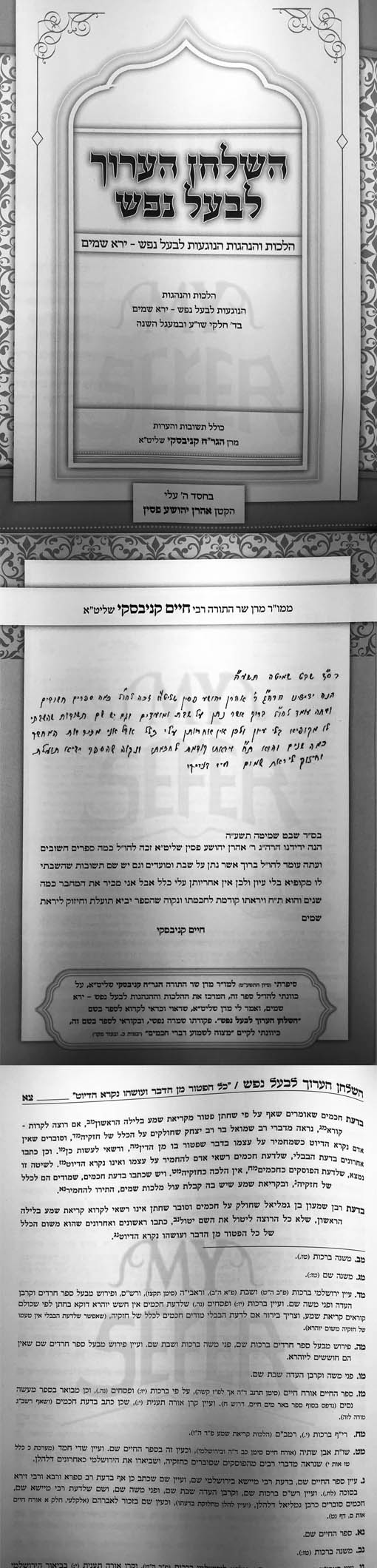 HaShulchan Aruch LeBaal HaNefesh