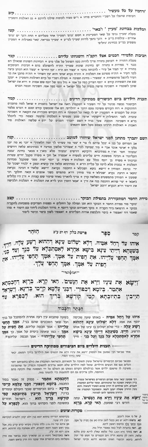 Zohar with Beyur HaKeter ve'Hakavod : Balak (part II)