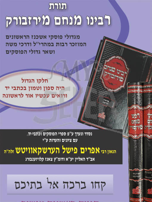 Torat Rabeinu Menachem Mirizvork