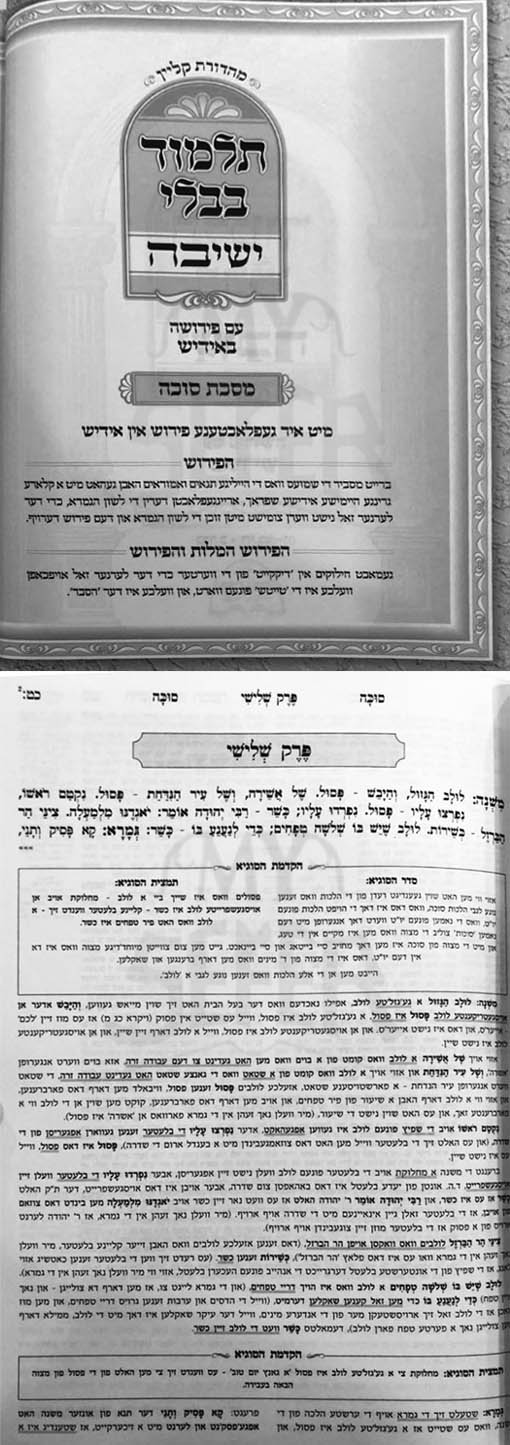 Talmud Bavli - Yeshivah, Succah Vol.2 (Yiddish)