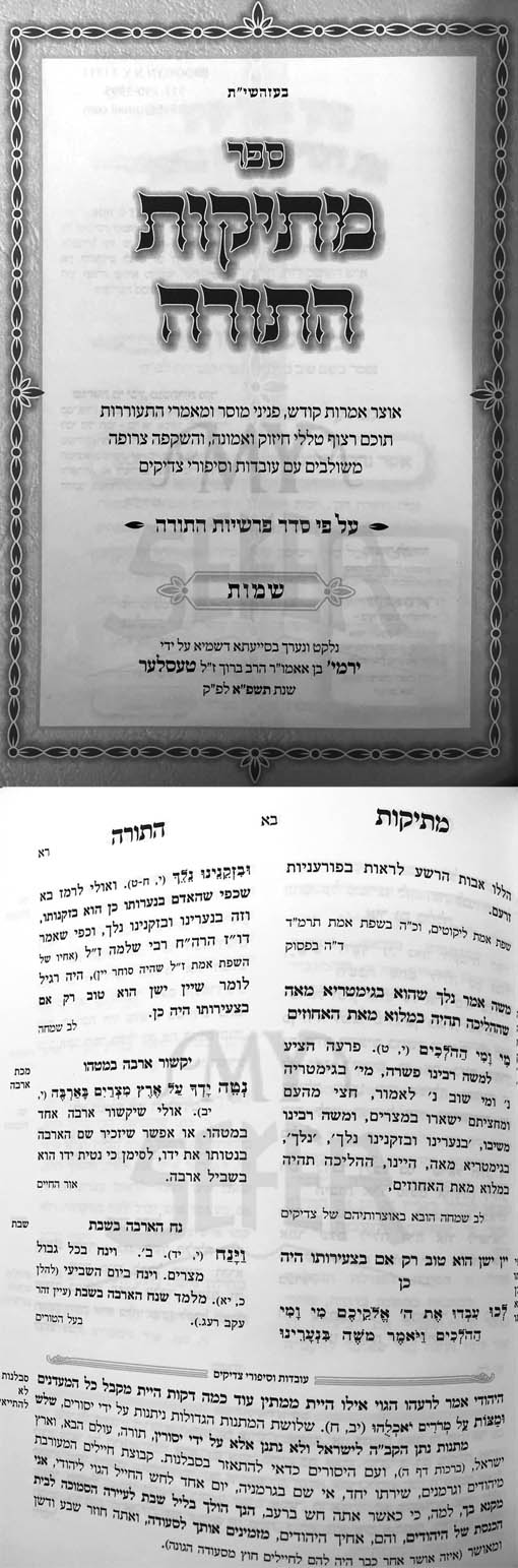 Metikut HaTorah-Shemot