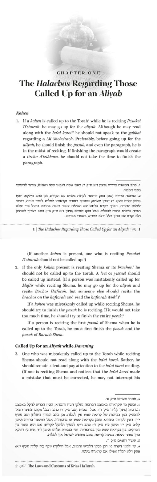 The Laws and Customs of Krias HaTorah