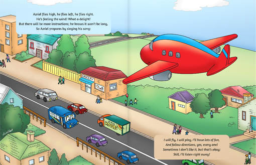 Azriel the Airplane Follows Directions