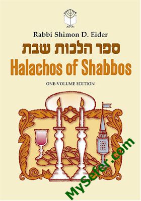 Halachos of Shabbos - Rabbi Shimon Eider