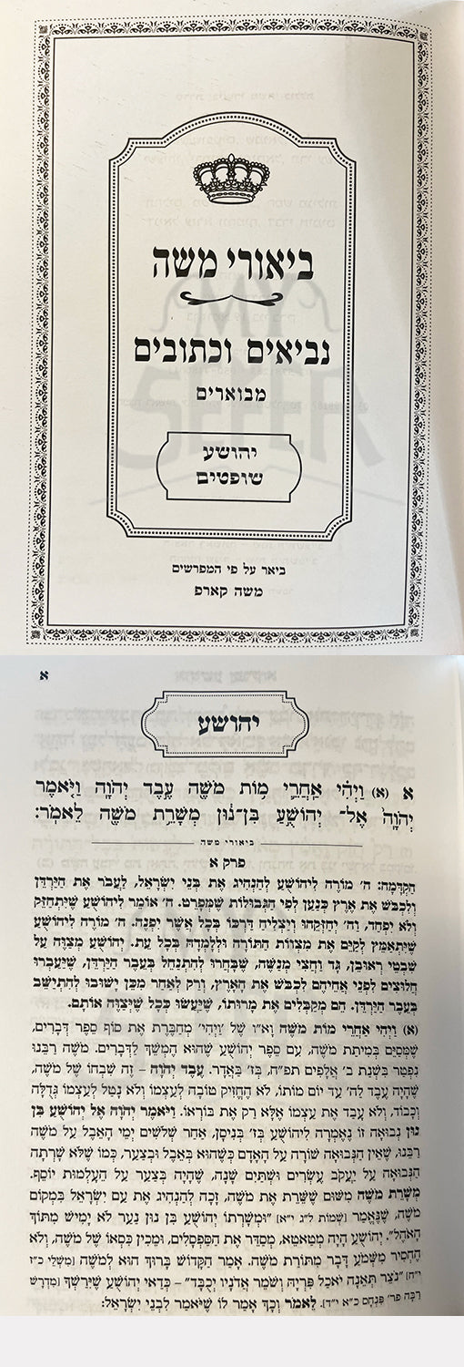 Biurei Moshe - Neviim Uketuvim