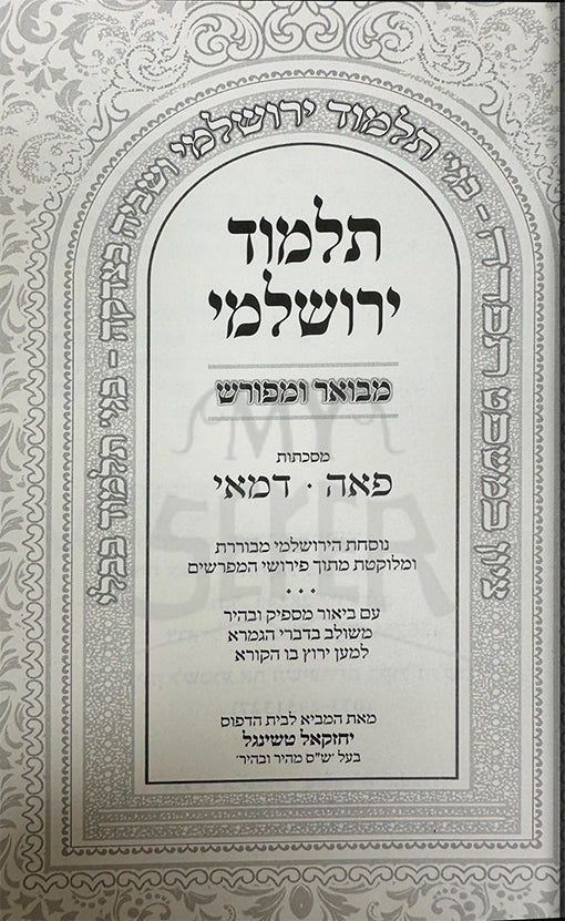 Talmud Yerushalmi Mevuar VeMefurash