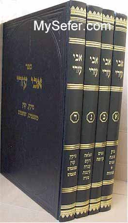 Avi Ezri al Rambam - Rav Elazar Menachem Shach (4 vol.)