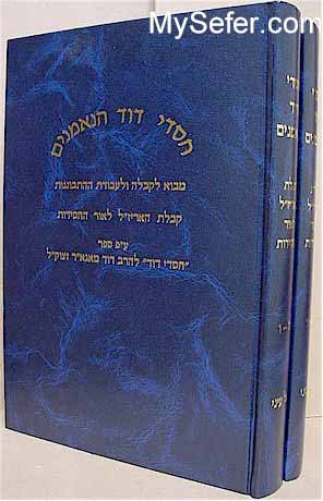 Rabbi Yitzchak Ginsburgh -  Chasdei David Hane'emanim (2 vol.)