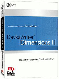 DavkaWriter Dimensions II