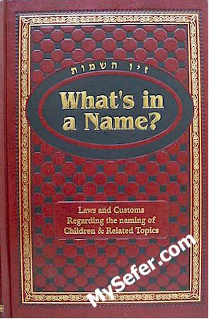 Ziv Hasheimot -What`s In a Name