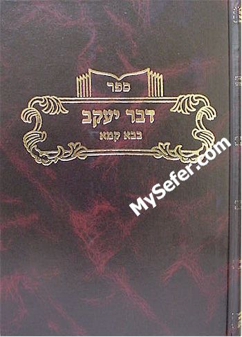 Dvar Yaakov al Masechet Bava Kamma - vol. 2