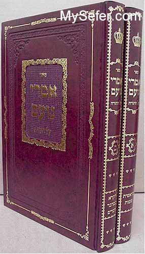 Imrei Noam al HaTorah -  Rabbi Meir Horowitz of Dzikov (2 vol.)