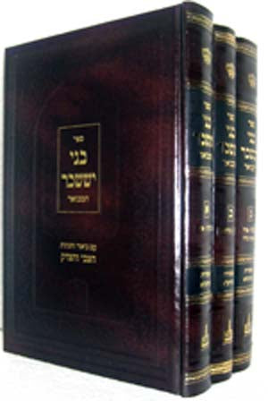 Bnei Yisaschar - Rabbi Tzvi Elimelech of Dinov (3 vol.)