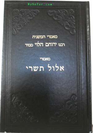 MaMorei HaMashgiach- Rabbi Yerucham Levovitz (Yamim Noraim)