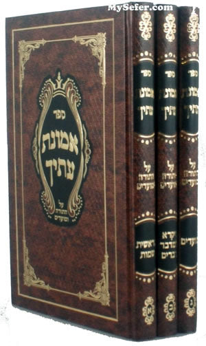 Emunat Etecha al HaTorah U'Moadim : Rabbi Moshe Wolfson (3 vol.)