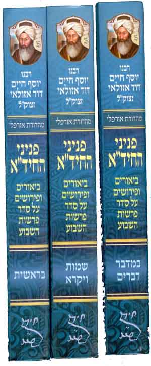 Peninei HaChidah al HaTorah (3 volumes)