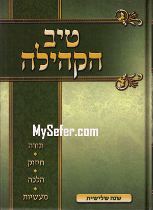 Tiv HaKehillah : Rabbi Gamliel HaCohen Rabinovitz (3rd Year)