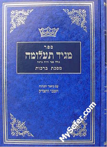 Magid Ta'aluma al Masechet Brachot - R' Tzvi Elimelech of Dinov (vol. 1)