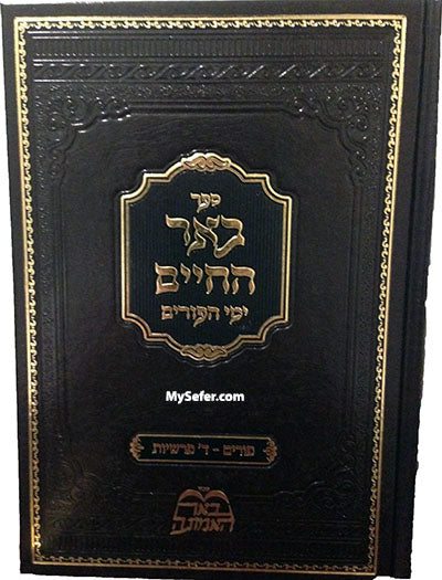 Be'er HaChaim : Yemei Ha-Purim (Rabbi Elimelech Biderman)