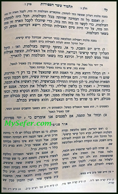 Talmud Esser HaSefirot - Rabbi Yehuda Ashlag (7-volume set)
