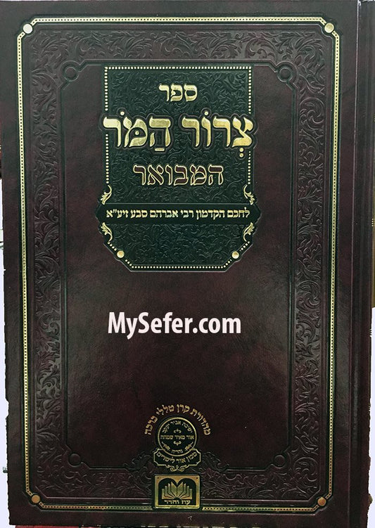 Tzror Hamor HaMevuar al HaTorah - Rabbi Avraham Saba ( Bresheet 1 )