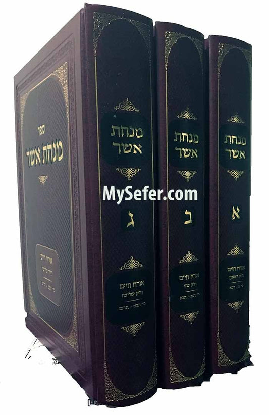 Minchat Asher Orach Chaim - Rav Elchadad