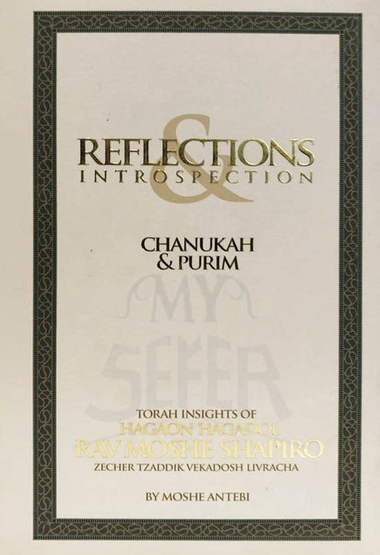 Reflections & Introspection - Chanukah & Purim (Rabbi Moshe Shapiro)