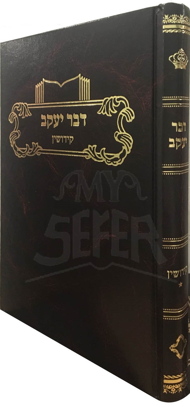Dvar Yaakov al masechet Kiddushin (Vol.1)